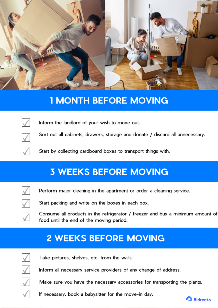 moving checklist for tenants