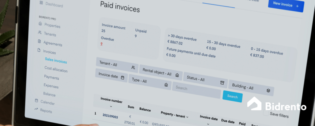 An example of a lease managmeent system