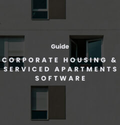 Corporate housing software