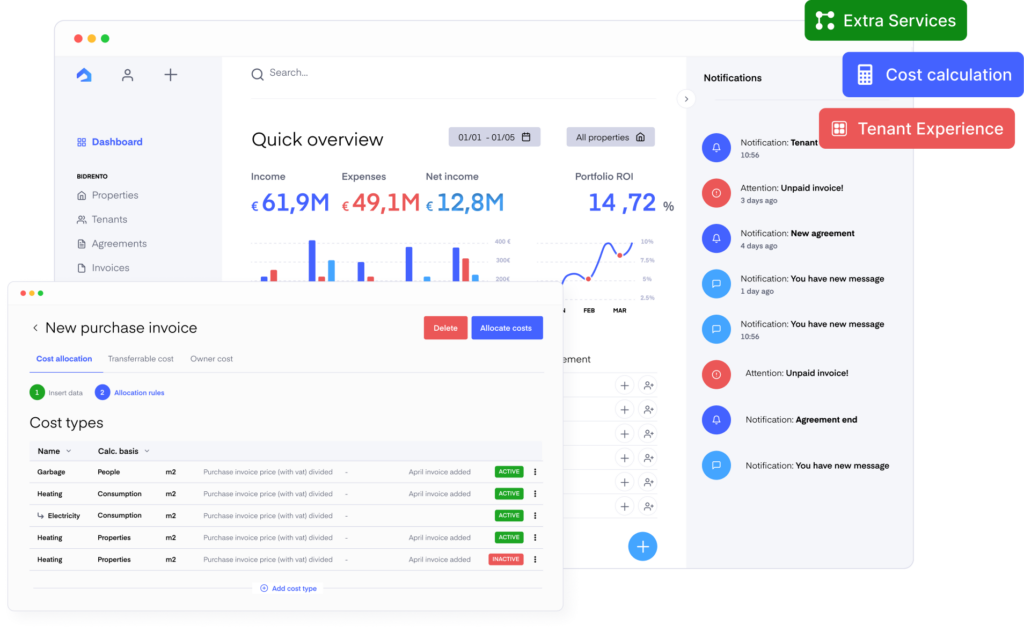 Software for commercial property management
